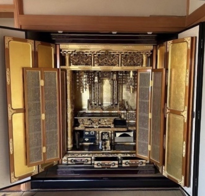金仏壇の取り扱い例